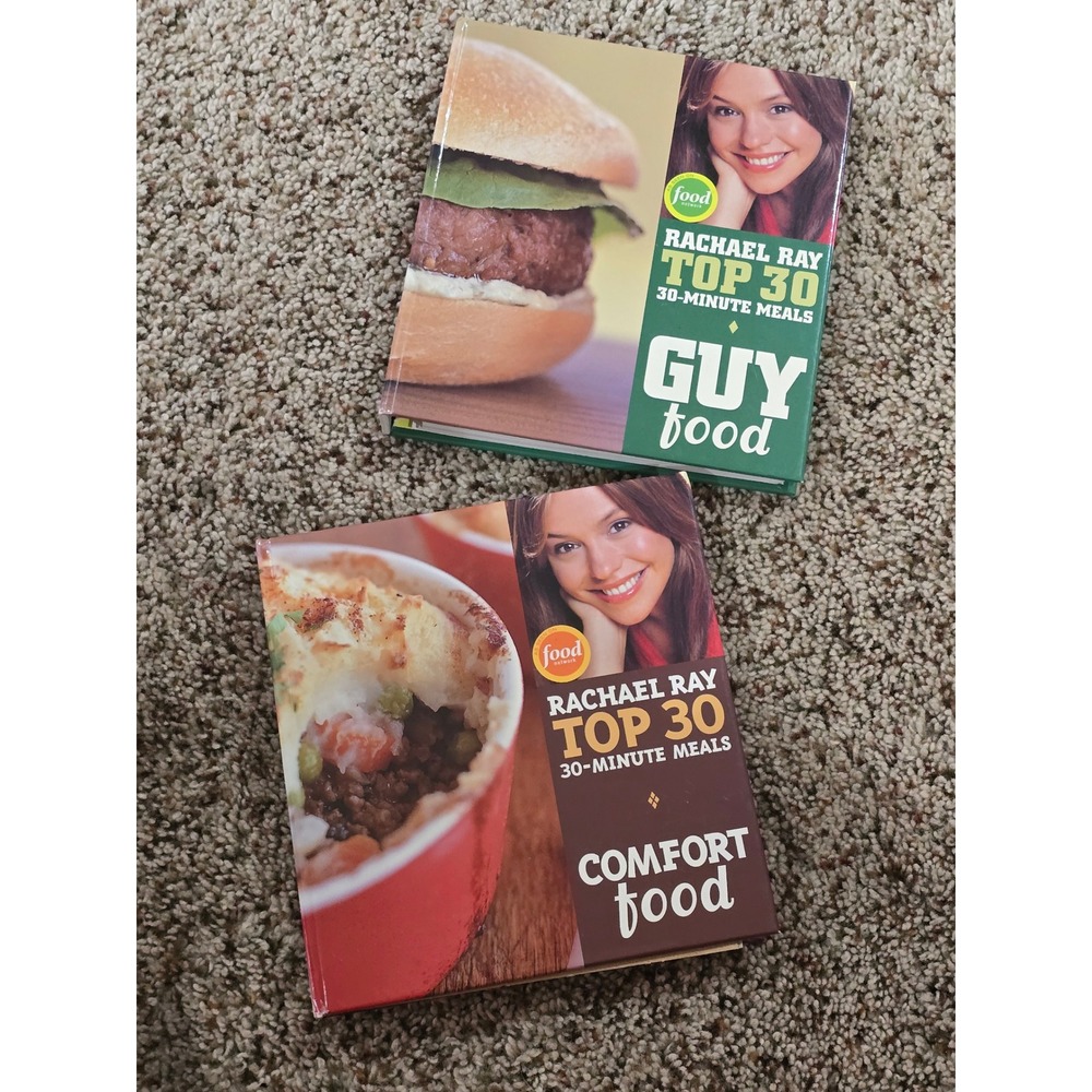 Rachael Ray Top 30 Minute Meals‎ Cookbook Comfort Food Guy Food Set
